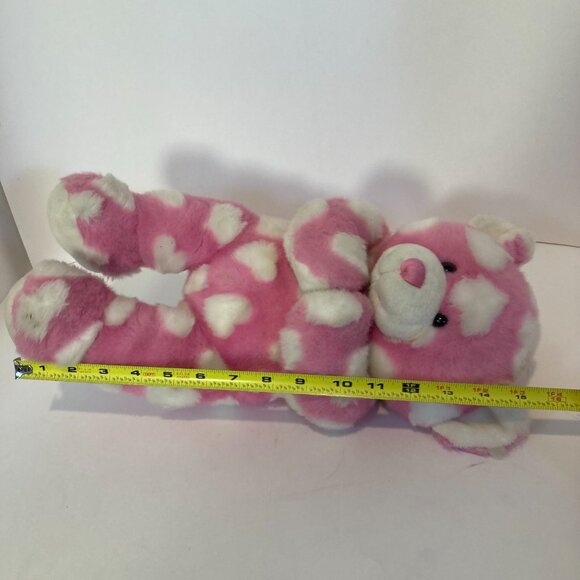 Build A Bear Hug Me Bear Magnet Hands Hearts Pink White Plush Stuffed Valentine - Picture 6 of 12